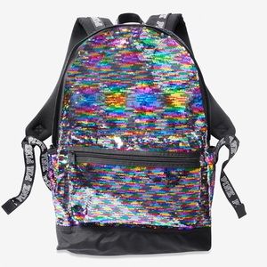 NWT Victoria’s Secret PINK Bling Campus Backpack